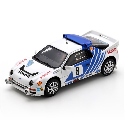 Spark Ford RS200 - 1986 Swedish Rally - #8 Kalle Grundel 1:43 model car