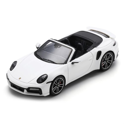 Spark Porsche 911 Turbo S Cabriolet - White 1:43 model car