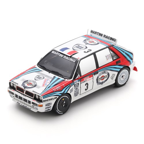 Spark Lancia Delta HF Integrale - 1st 1992 Rally France - #3 Didier Auriol 1:43 model car