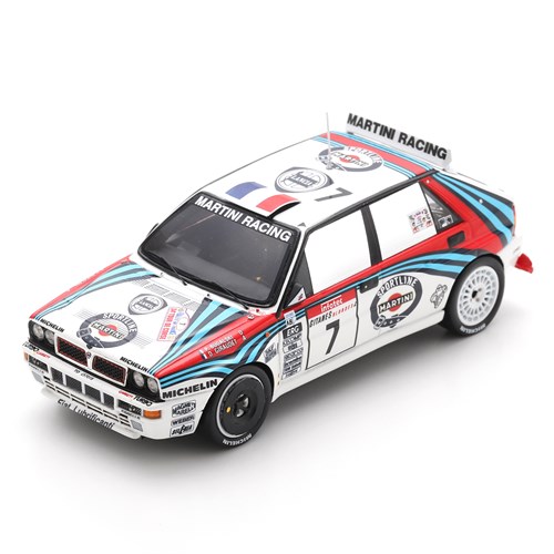 Spark Lancia Delta HF Integrale - 1992 Rally France - #7 Philippe Bugalski 1:43 model car