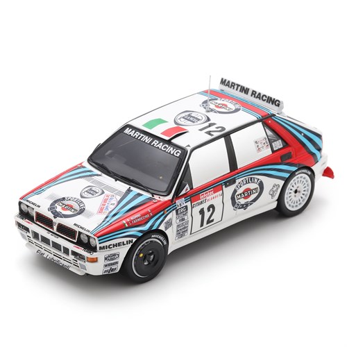Spark Lancia Delta HF Integrale - 1992 Rally France - #12 Andrea Aghini 1:43 model car
