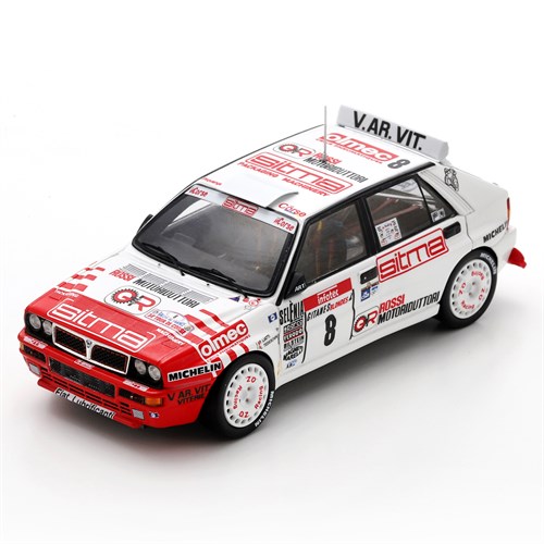 Spark Lancia Delta HF Integrale - 1992 Rally France - #8 Piero Liatti 1:43 model car