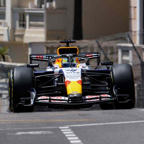 Spark Racing Bulls VCARB03 w. Pit Board - 2026 Monaco Grand Prix - #41 Arvid Lindblad 1:43 model car