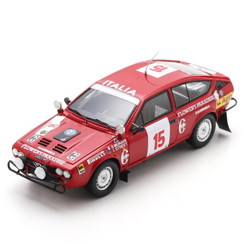 Spark Alfa Romeo GTV6 - 1983 Safari Rally - #15 Sandro Munari 1:43 model car