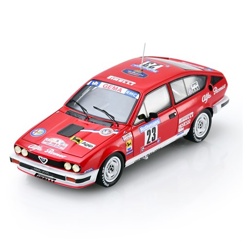 Spark Alfa Romeo GTV6 - 1985 Rally Corsica - #23 Yves Loubet 1:43 model car