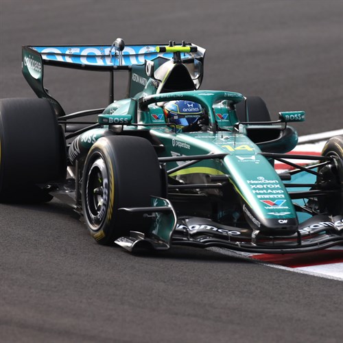 Spark Aston Martin AMR26 - 2026 Japanese Grand Prix - #14 Fernando Alonso 1:43 model car