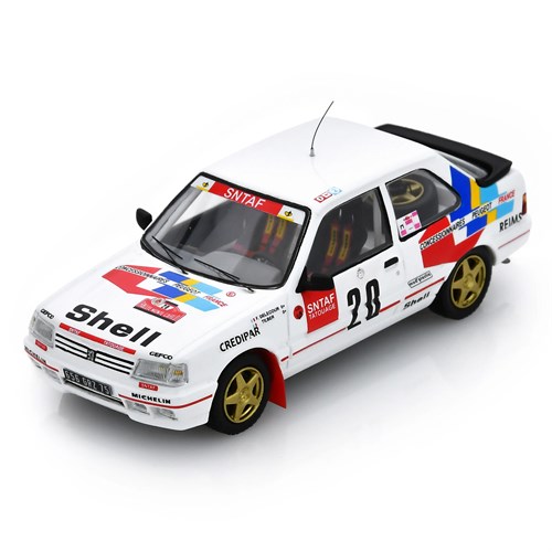 Spark Peugeot 309 GTI - 1990 Monte Carlo Rally - #20 Francois Delecour 1:43 model car