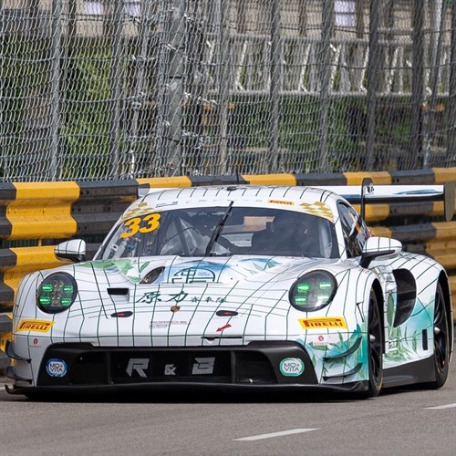 Spark Porsche 911 GT3 R - 2023 Macau FIA GT World Cup - #33 H. Ye 1:43