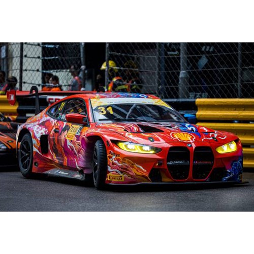 Spark BMW M4 GT3 - 2024 Macau FIA GT World Cup - #31 Sheldon van der Linde 1:43 model car