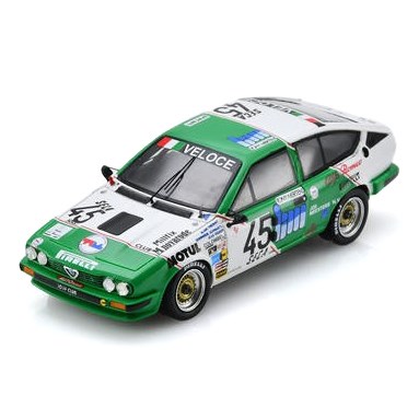 Spark Alfa Romeo GTV6 - 1985 Spa 24 Hours - #45 1:43 model car