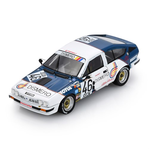 Spark Alfa Romeo GTV6 - 1985 Spa 24 Hours - #46 1:43 model car