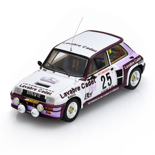 Spark Renault 5 Turbo - 1983 Criterium De Touraine Rally - #25 Didier Auriol 1:43 model car