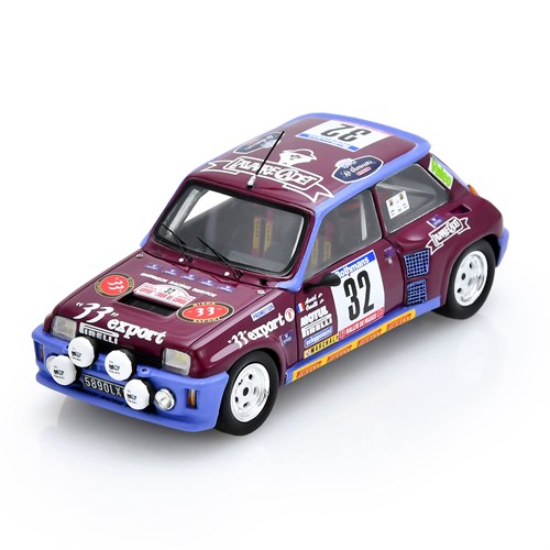 Spark Renault 5 Turbo - 1984 Rally Corsica - #32 Didier Auriol 1:43 model car