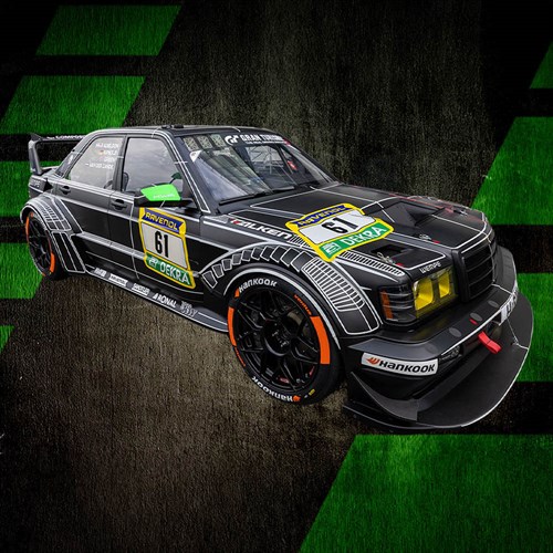 Spark Mercedes 190E HWA EVO.R - 2026 Nurburgring 24 Hours - #61 1:43 model car