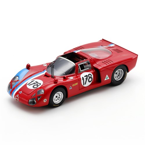 Spark Alfa Romeo T33/2 - 1968 Targa Florio - #178 1:43 model car