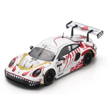 Spark Porsche 911 GT3 R w. Marker Board - 1st 2026 Suzuka 1000 Km - #8 1:43 model car