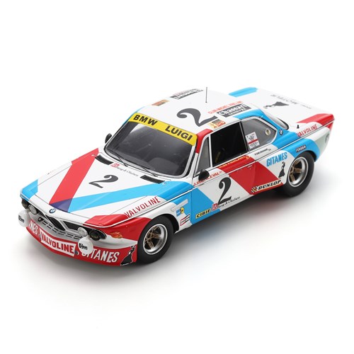 Spark BMW 3.0 CSI - 1st 1975 Spa 24 Hours - #2 1:43 model car