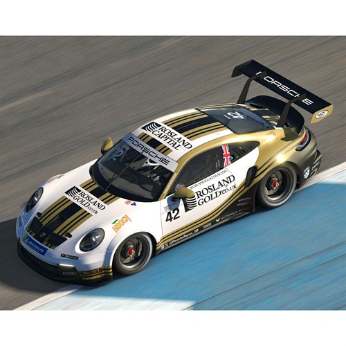 Spark Porsche 911 GT3 Cup - 1st 2024 Porsche Carrera Cup Great Britain - #42 George Gamble 1:43 model car