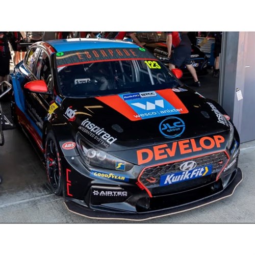Spark Hyundai i30N Fastback - 2026 BTCC - #123 Dan Lloyd 1:43 model car