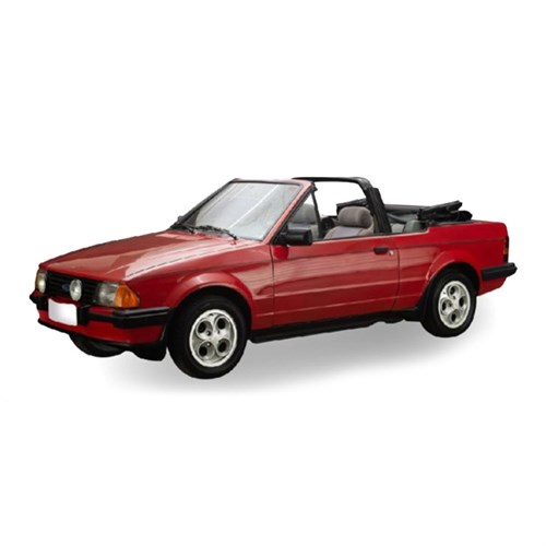 Sun Star Ford Escort XR3i Cabriolet - Sunburst Red 1:18 model car