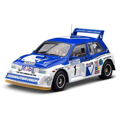 Sun Star MG Metro 6R4 - 1st 1986 Manx International Rally - #1 T. Pond 1:18