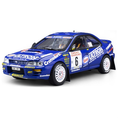 Sun Star Subaru Impreza 555 - 1st 1995 San Remo Rally d'Italia - #6 Piero Liatti 1:18 model car