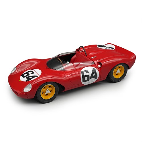 Tecnomodel Ferrari 206 Dino SP - 1st 1965 Freiburg-Schauinsland Hillclimb - #64 L. Scarfiotti 1:18