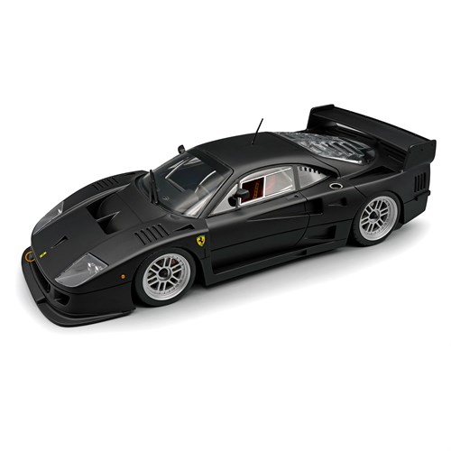 Tecnomodel Ferrari F40 LM 1996 - Matt Black w. Silver Wheels 1:18