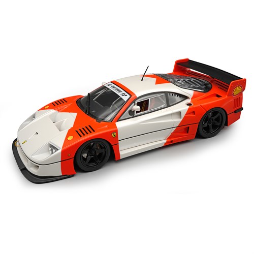 Tecnomodel Ferrari F40 LM 1996 - Red/White w. Black Wheels 1:18
