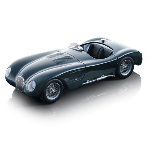 Tecnomodel Jaguar C-Type - 1953 Press Car - British Racing Green 1:18