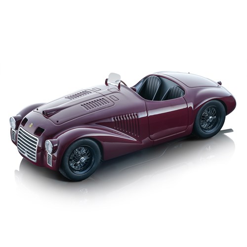 Tecnomodel Ferrari 125 S - 1947 Press Car - Mugello Red 1:18