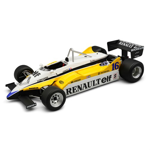 Tecnomodel Renault RE30B - 1st 1982 Italian Grand Prix - #16 R. Arnoux 1:18 model car