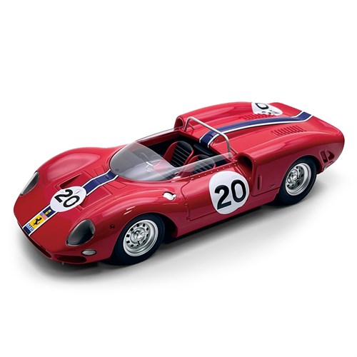 Tecnomodel Ferrari 365 P2 Spider - 1965 Bridgehampton 500 Km - #20 Pedro Rodriguez 1:18 model car