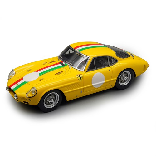 Tecnomodel Ferrari 250 GT SWB EXP - 1961 Brussels Press Car - Yellow 1:43