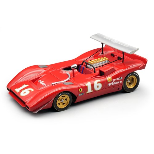 Tecnomodel Ferrari 612P Can-Am - 1969 Riverside Can-Am - #16 Chris Amon 1:43 model car