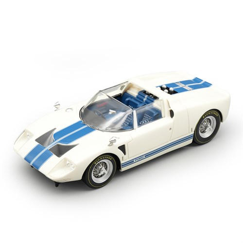 Tecnomodel Ford GT40 X-1 Roadster - 1965 Press Car - White 1:43 model car