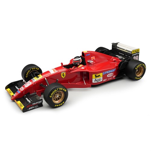Tecnomodel Ferrari 412 T2 w. Figure - 1995 Monaco Grand Prix - #28 Gerhard Berger 1:18 model car