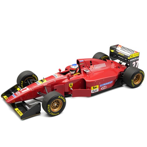 Tecnomodel Ferrari 412 T1B w. Figure - 1994 German Grand Prix - #27 Jean Alesi 1:18 model car