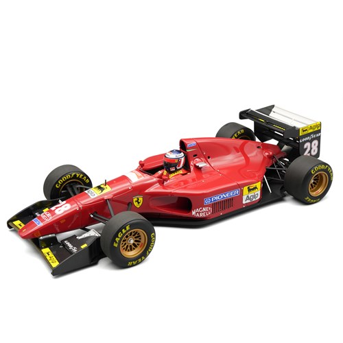 Tecnomodel Ferrari 412 T1 w. Figure - 1994 Monaco Grand Prix - #28 Gerhard Berger 1:18 model car