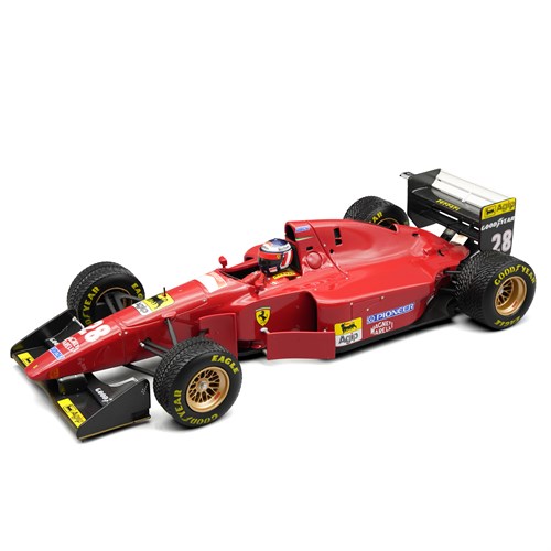 Tecnomodel Ferrari 412 T1B w. Figure - 1994 Japanese Grand Prix - #28 Gerhard Berger 1:18 model car