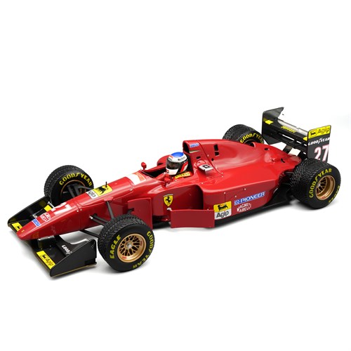 Tecnomodel Ferrari 412 T1B w. Figure - 1994 Japanese Grand Prix - #27 Jean Alesi 1:18 model car