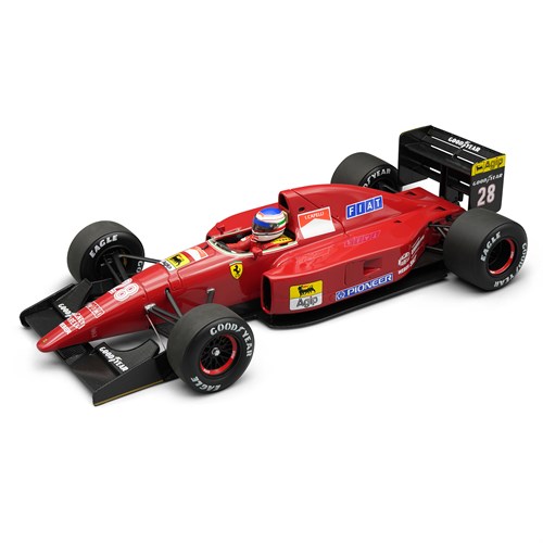 Tecnomodel Ferrari F92A w. Figure - 1992 British Grand Prix - #28 Ivan Capelli 1:18 model car