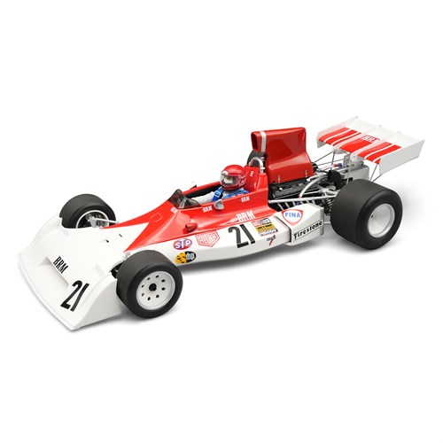 Tecnomodel BRM P160E w. Figure - 1973 Italian Grand Prix - #21 Niki Lauda 1:18 model car