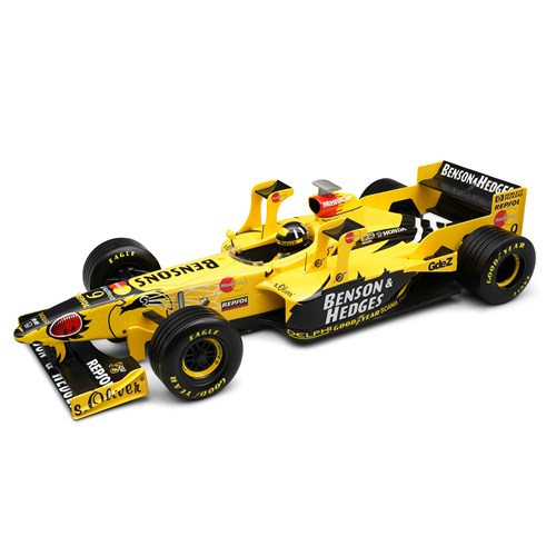 Tecnomodel Jordan 198 w. Figure - 1998 San Marino Grand Prix - #9 Damon Hill 1:18 model car