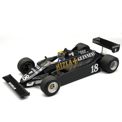 Tecnomodel March 811 w. Figure - 1981 Belgian Grand Prix Practice - #18 Derek Daly 1:18 model car