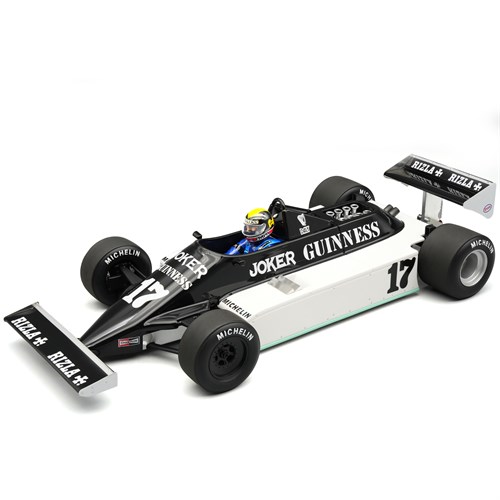 Tecnomodel March 811 w. Figure - 1981 American Long Beach Grand Prix Practice - #17 Derek Daly 1:18 model car