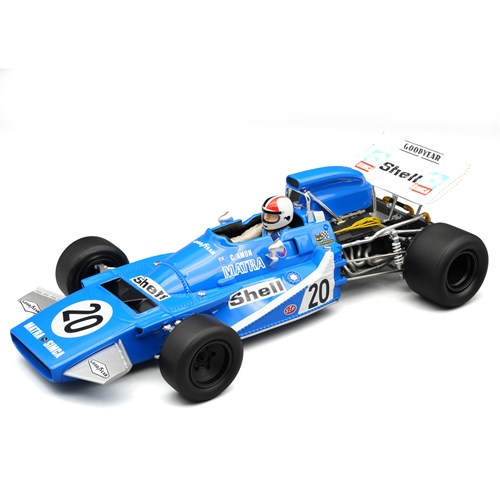 Tecnomodel Matra MS120B w. Figure - 1971 Spanish Grand Prix - #20 Chris Amon 1:18 model car