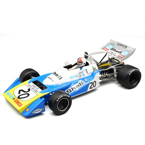 Tecnomodel Matra MS120B w. Figure - 1971 French Grand Prix - #20 Chris Amon 1:18 model car