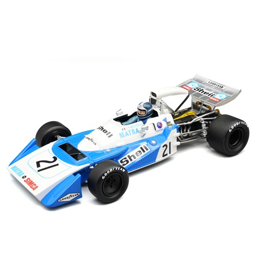 Tecnomodel Matra MS120B w. Figure - 1971 Dutch Grand Prix - #21 Jean-Pierre Beltoise 1:18 model car