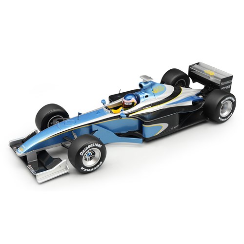 Tecnomodel BAR 01 w. Figure - 1999 Spain Test - Jacques Villeneuve 1:18 model car